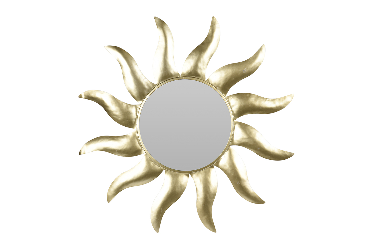 Зеркало "Солнце" в золотой раме HZ2002500